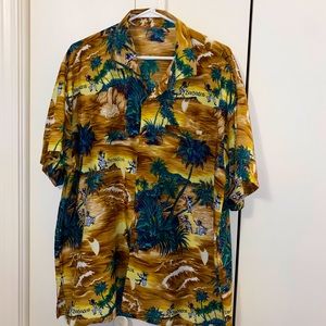 🌴NWOT Barbados Tropical Tribal Print Shirt🌴